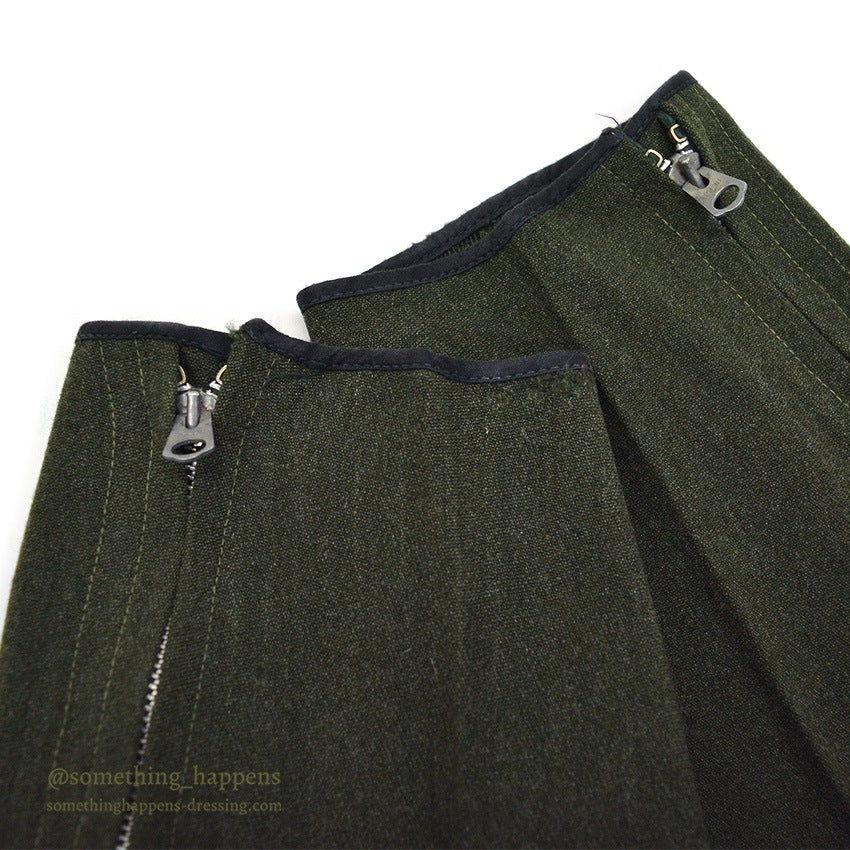 1950's LLBEAN UNUSUAL HUNTING PANTS OLIVE DRAB... W33/L28