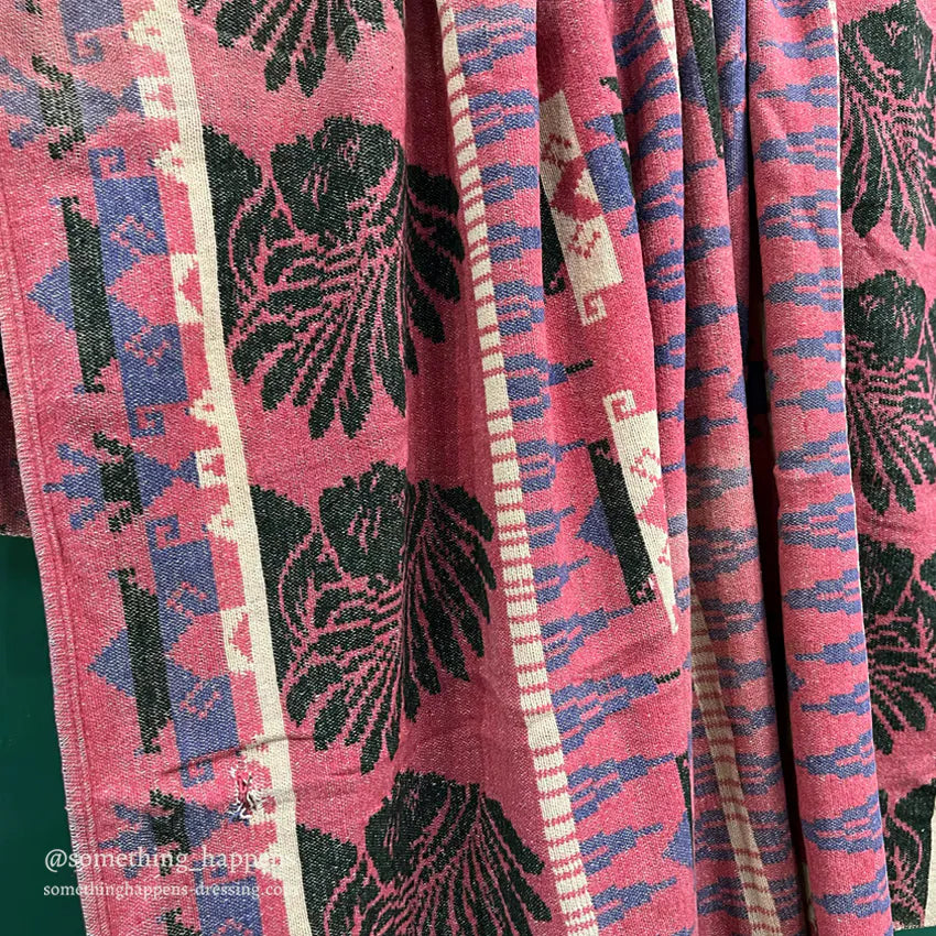 ~1950's BEACON INDIAN HEAD COTTON CAMP BLANKET ... 170cm/165cm