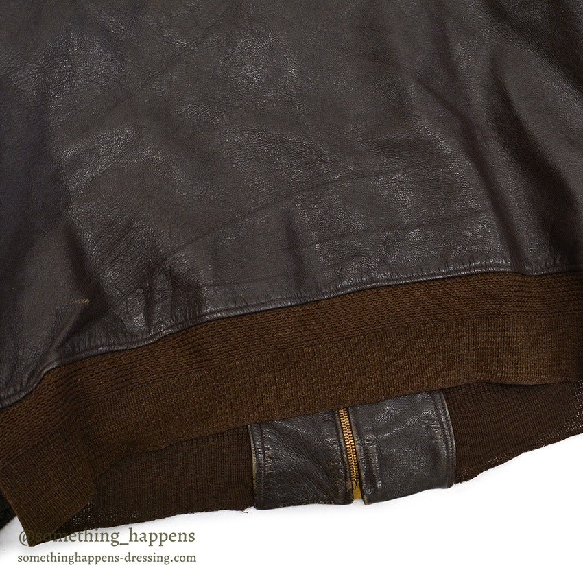 1950's~ LLBEAN GOAT SKIN LEATHER JACKET ... 44