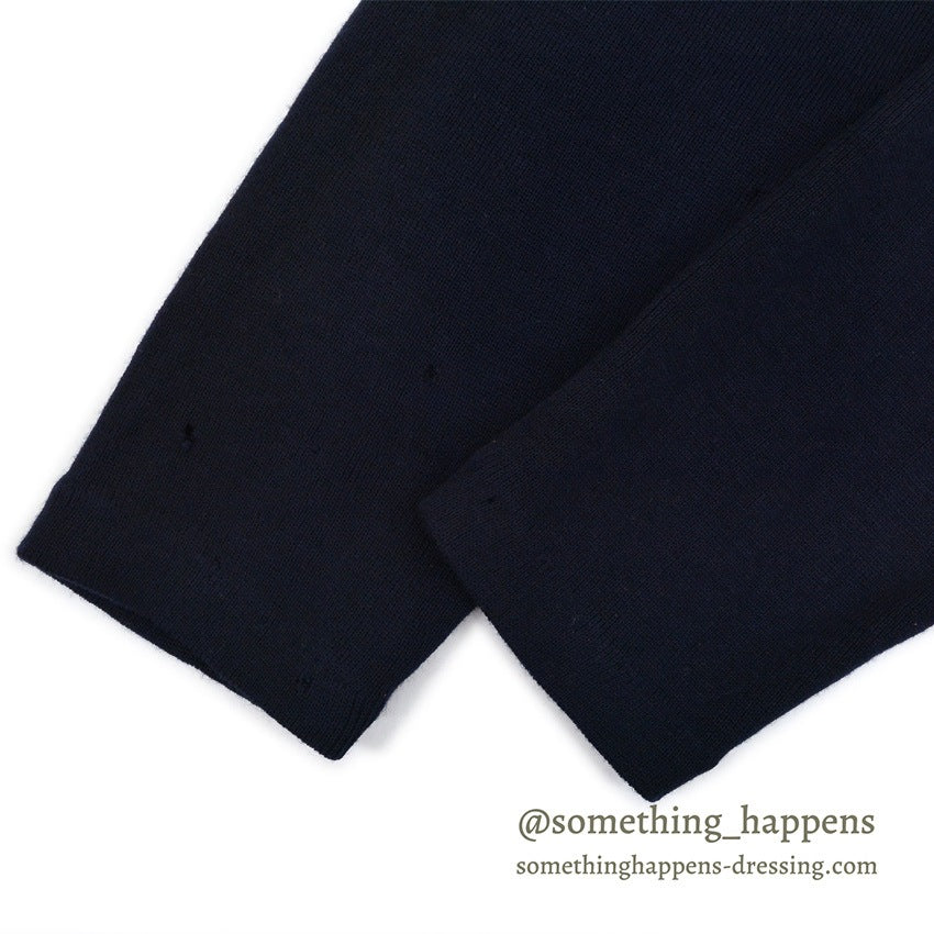 1960's SKOOKUM SHOOTING ZIP UP WOOL CARDIGAN DARK NAVY... 42