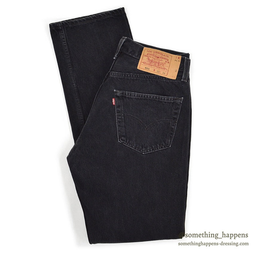 Levi's 501 BLACK DENIM PANTS...W32/L34