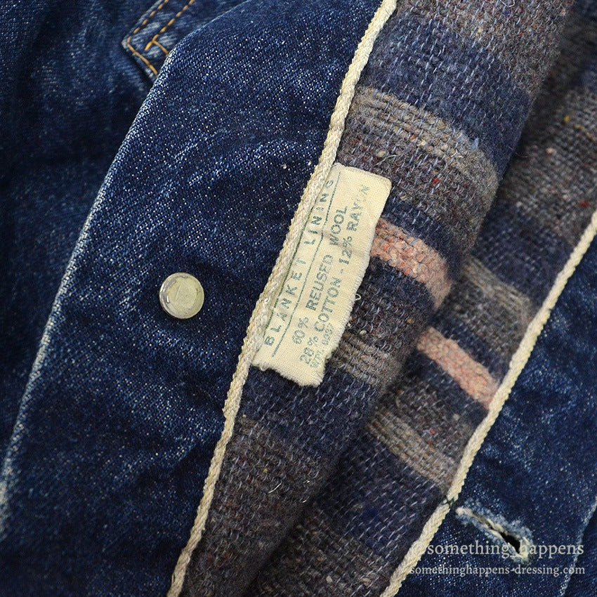 1950's LEVI'S 517XX TYPE2 BLANKET DENIM JACKET ... 42