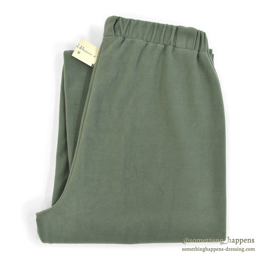 DEADSTOCK EARLY WINTERS FLEECE PANTS SAGE... L
