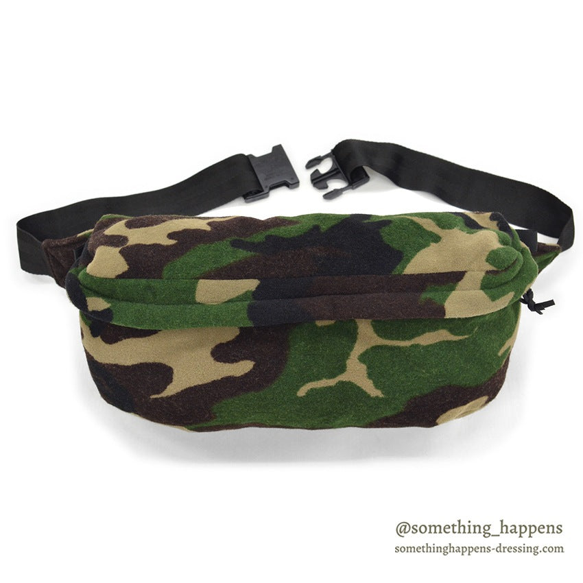 1980's~ LLBEAN STALKER FLEECE CAMO LUMBER PACK...