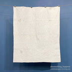 REDWORK HAND EMBROIDERY BABY QUILT... 120cm/107cm