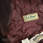 1980's LLBEAN NORTH KING GENUINE LEATHER / DYED MOUTON HAT...XL