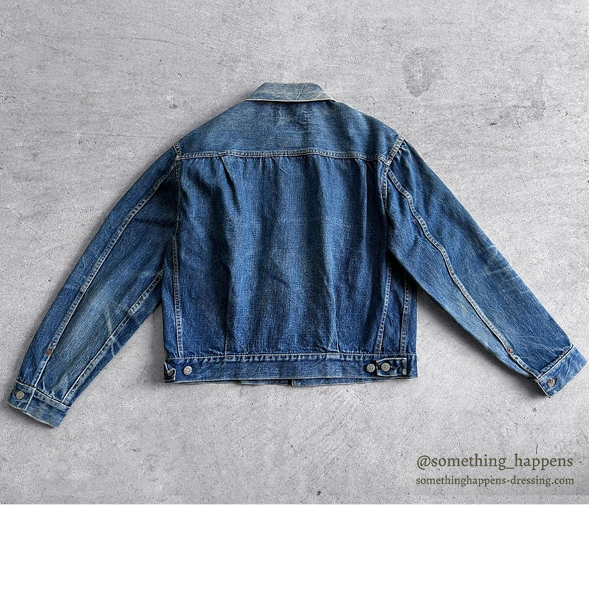 1950's LEVI'S 507XX TYPE2 DENIM JACKET ... Fits like 44