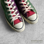 1980's CONVERSE ALL STAR MULTI CRAZY PATTERN HI... 7 1/2