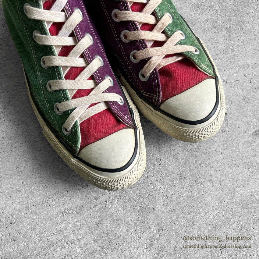 1980's CONVERSE ALL STAR MULTI CRAZY PATTERN HI... 7 1/2