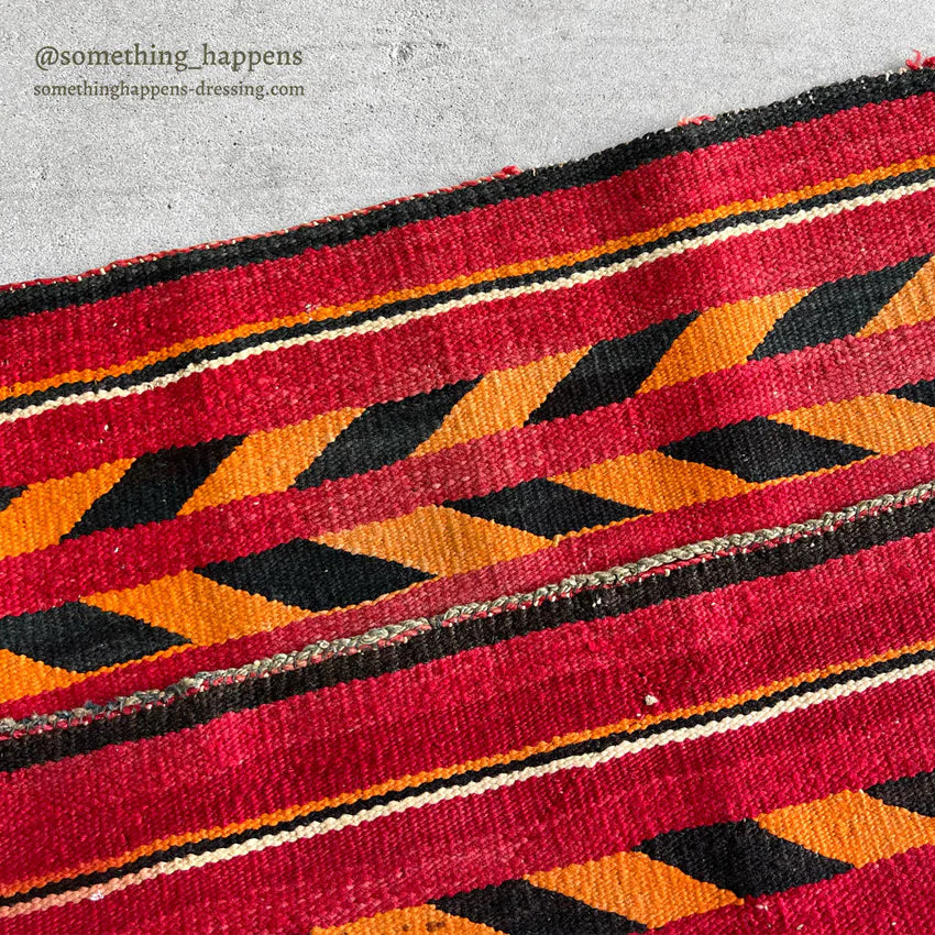 c.1900's NAVAJO RUG TRANSITIONAL SADDLE BLANKET ... 87cm/68cm
