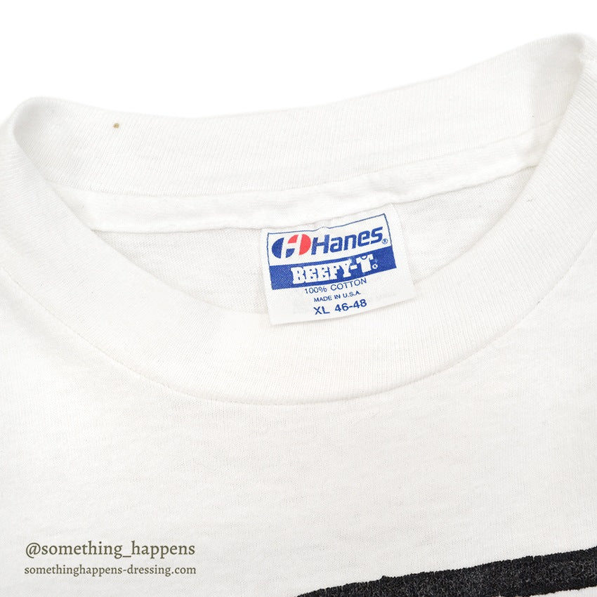 1980's~ HANES HAPPY CAT ART HAND PAINTED L/S TEE ... XL