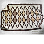 NAVAJO RUG DIAMONDS PATTERN LARGE SIZE... 191cm/126cm