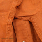 1980's BANANA REPUBLIC SAFARI & TRAVEL ORANGE LINEN SHIRT ... L