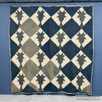 ANTIQUE PAUM TREE PATCHWORK QUILT...208cm/208cm