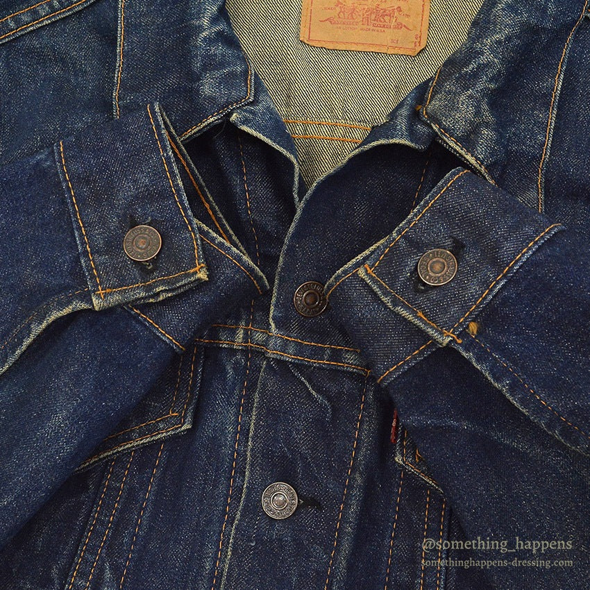 1960's LEVI'S 70505 BIG-E DENIM JACKET UNIQUE CUSTOMIZED... 46