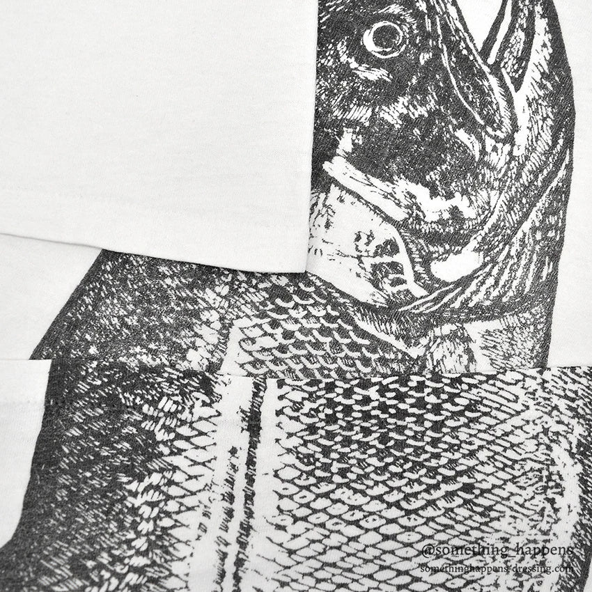 1980's ROYAL HEAVY SALMON FISH T-SHIRT...L