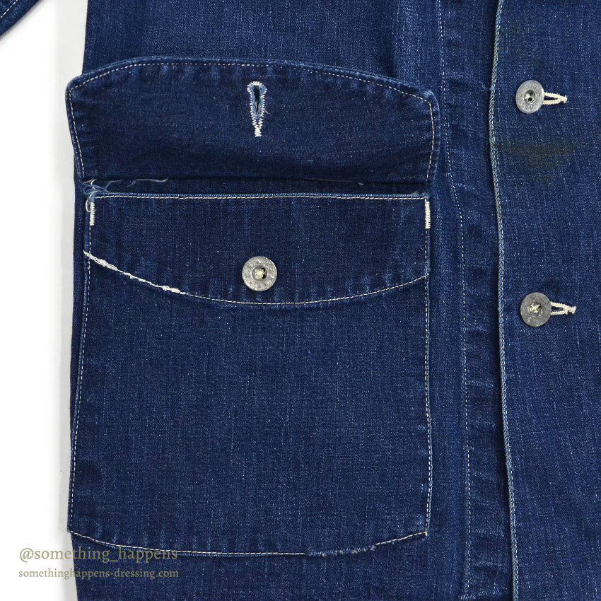 1940's U.S.ARMY WW2 DENIM COVERALL PW STENCIL ...