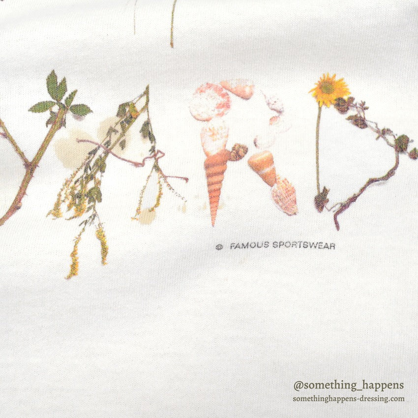 1990's FAMOUS SPORTSWEAR MARTHAS VINEYARD BOTANICAL T-SHIRT... M