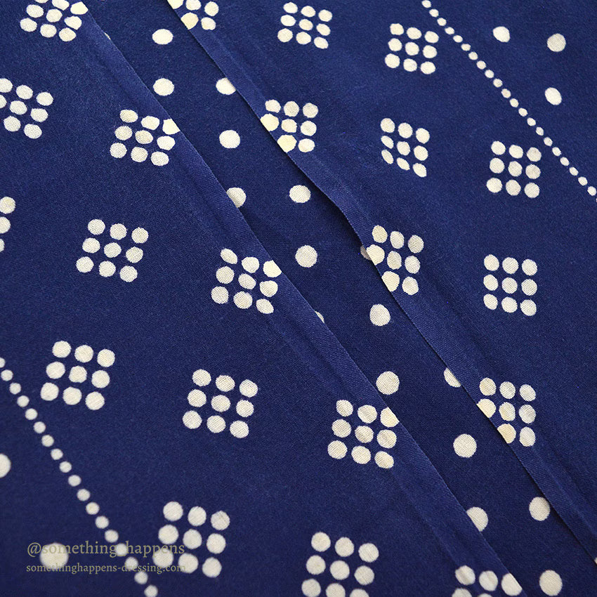 1930's~ ELEPHANT BRAND WHITE DOTS NAVY BANDANA TRUNK DOWN ...