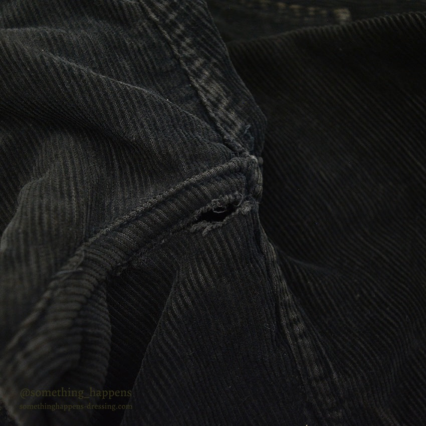 1930's UNKNOWN BLACK CORDUROY SPORT JACKET RARE...