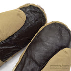 1970's~ EDDIE BAUER FUR SHEARLING DOWN MITTENS...S
