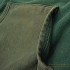 1990's CHAMPION BLANK REVERSE WEAVE SWEAT PARKA / GREEN TWO-TONE ... XL