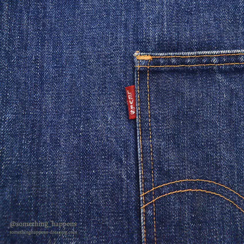 1960's~ LEVI'S BIGE DENIM TOTE BAG...