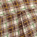 1950's OLD COTTON PRINT FLANNEL SHIRT...