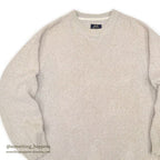 1990's WILLIS & GEIGER FRONT-V COTTON SWEATER ... M