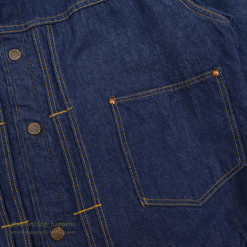 ~1960's SEARS TWO-POCKET DENIM JACKET / COTTON FLANNEL LINING ...