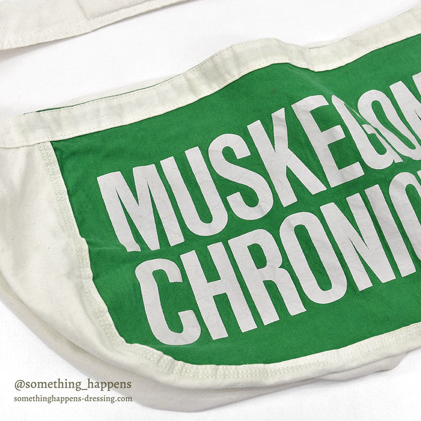 1960's~ MUSKEGON CHRONICLE NEWS PAPER BAG ...