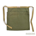 1940's AMERICAN RED CROSS WW2 HBT APRON DITTY BAG / TWO TONE...