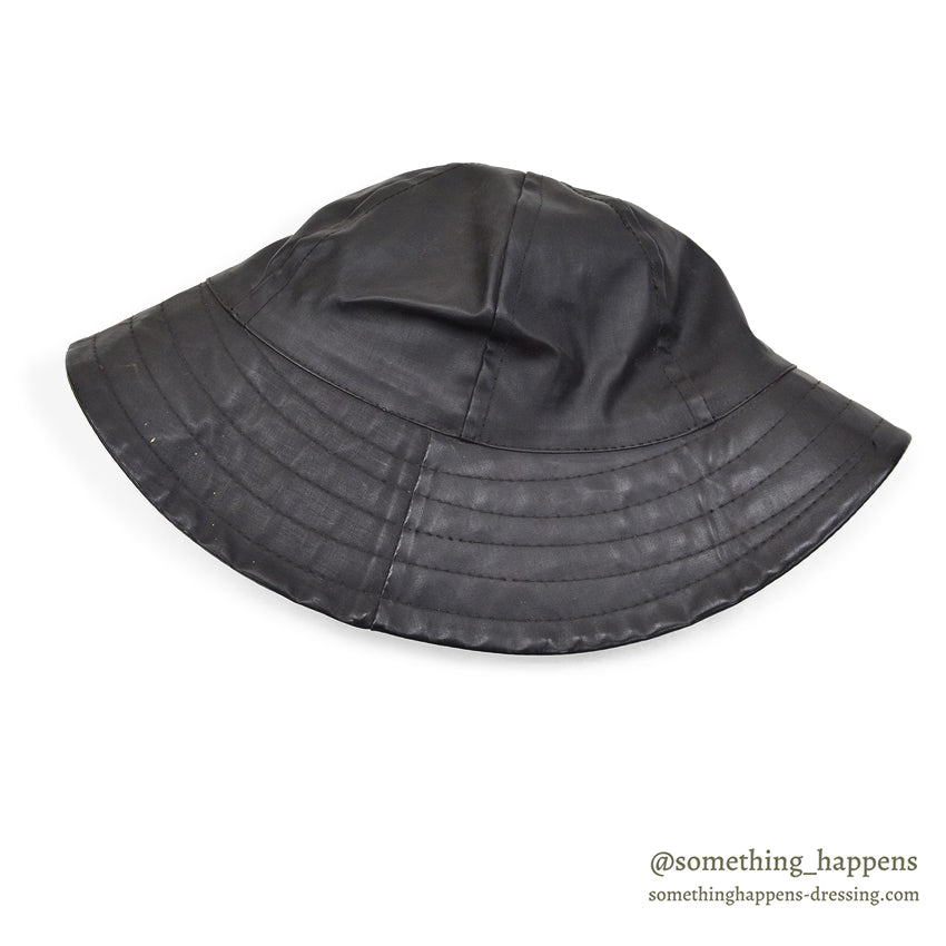 1940's~ FOUL WEATHER RUBBER RAIN HAT ...