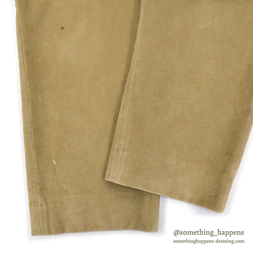 1980's~ ORVIS MOLESKIN WORK PANTS / UNUSUAL POCKETS ... W36