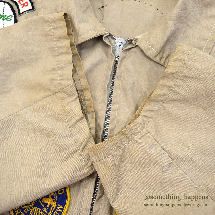 1960's~ HUDSON BAY HERTER'S BASS ANGLER COLLECTIBLE PATCHED JACKET ...