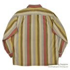 1950's~ OLD MULTI COLOR STRIPE PULLOVER SHIRT...