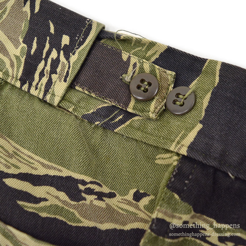 ~1970's ORIGINAL VIETNAM TIGER STRIPE SHORTS...W31