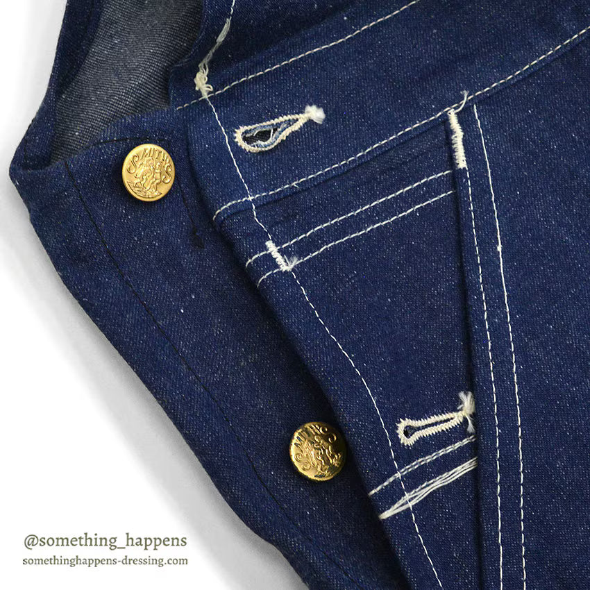 1950's DEADSTOCK SMITH'S DENIM OVERALL ... W40/L29
