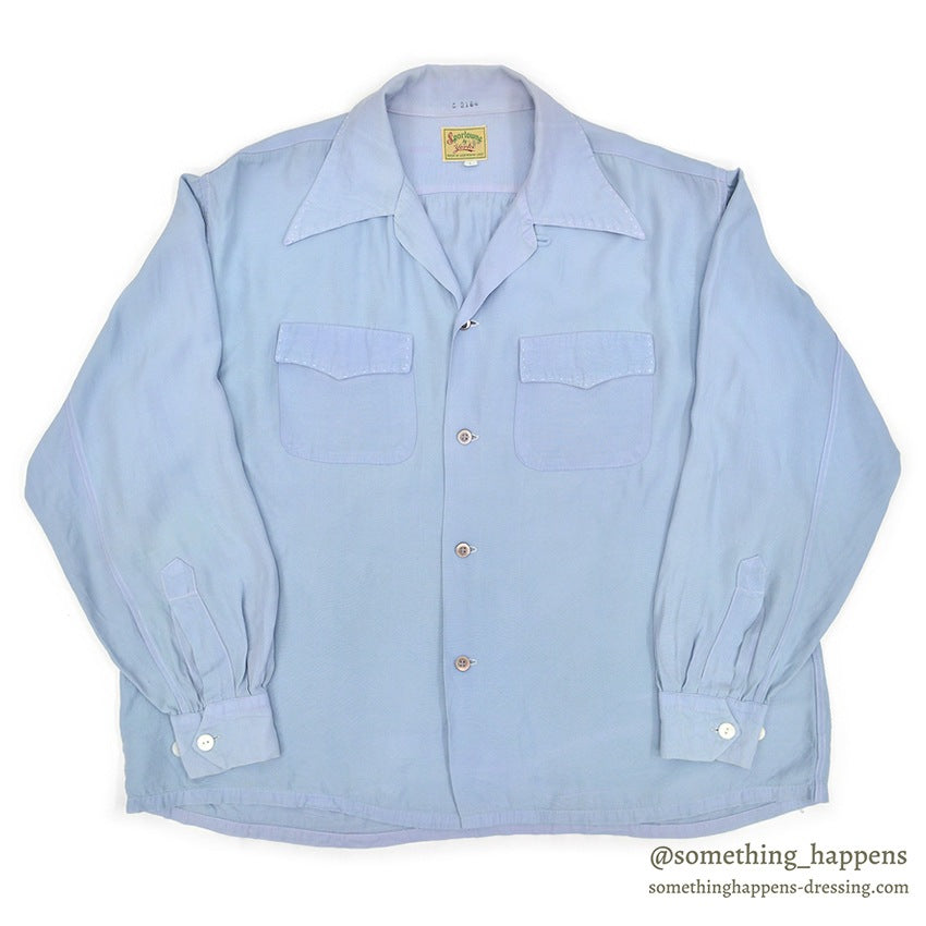 1940's~ SPORTOWNE BY YORKE RAYON SHIRT...L