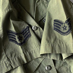 1960's USARMY JUNGLE FATIGUE JACKET / SHORT SLEEVE...MS