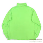 1980's~ MEISTER LIME GREEN TURTLE NECK TEE...L