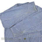 1950's OSHKOSH HICKORY STRIPE ENGINEER JACKET...
