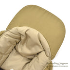 1980's EDDIE BAUER EAR FLAP DOWN CAP / TAN...XL