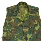 1960's USARMY ERDL JUNGLE FATIGUE VEST PONCHO LINER / VIETNAM THEATER MADE...