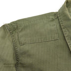 1940's BRITISH ARMY WW2 WAR AID HBT JACKET / US MADE...