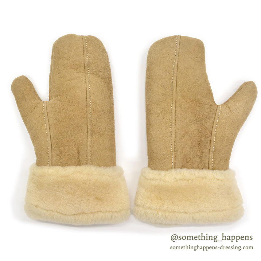 ~1990's MOUTON SHEARLING MITTENS ...
