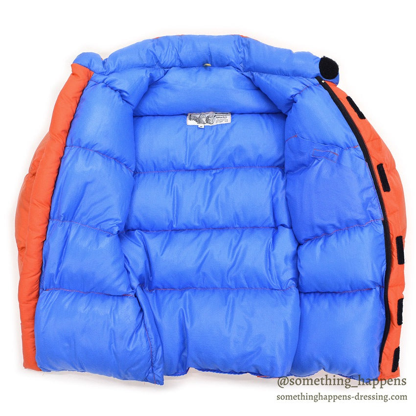 1970's MARMOT MOUNTAIN WORKS DOWN JACKET / TWO-TONE... M