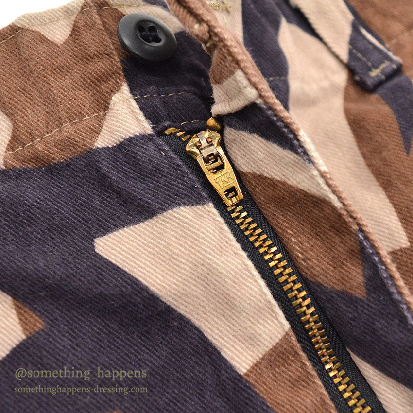 1990's BRIGADE QUARTERMASTERS ASAT CAMO PANTS / THICK COTTON... MR