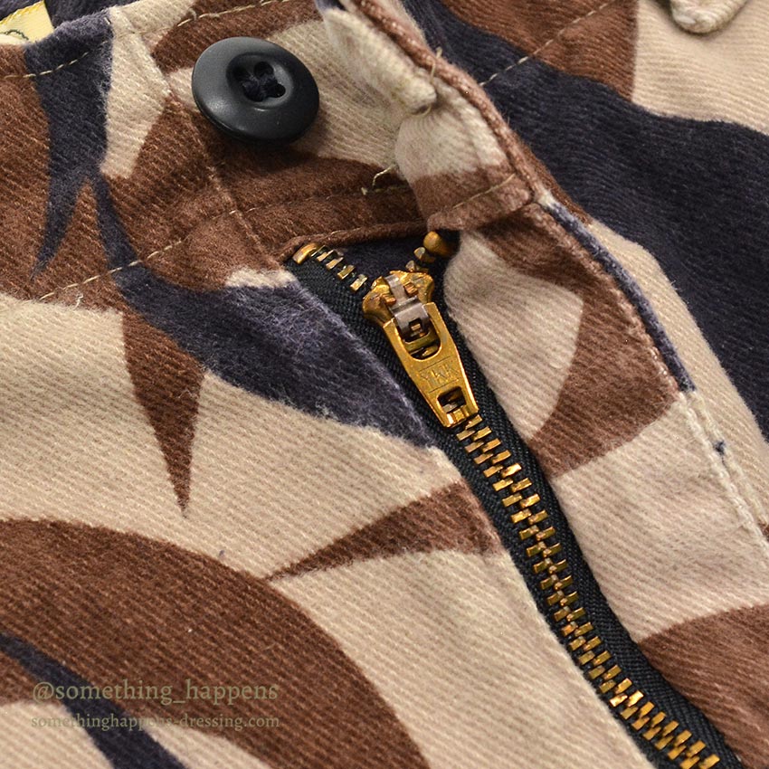 1990's BRIGADE QUARTERMASTERS ASAT CAMO PANTS / THICK COTTON... LR
