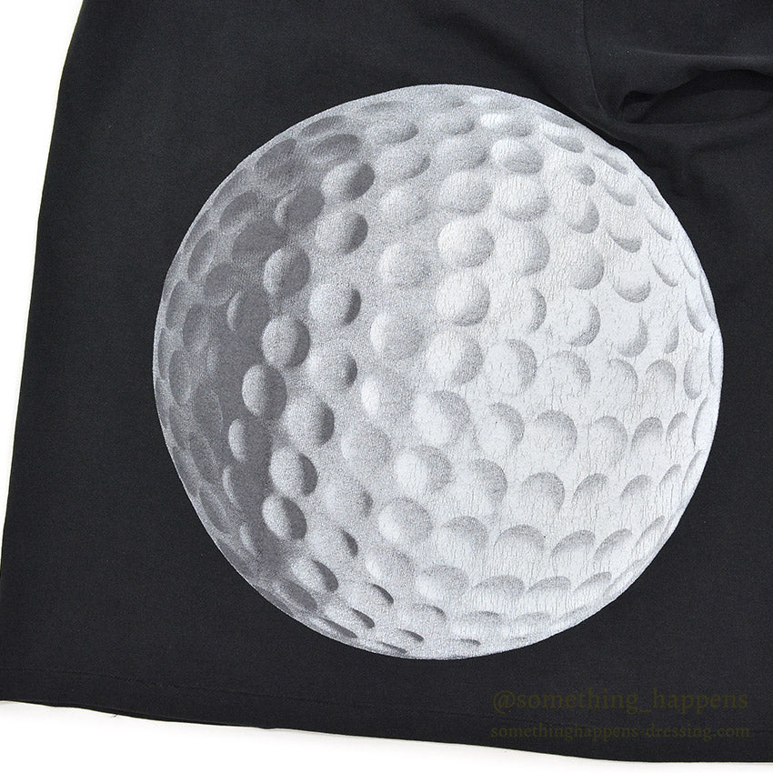 1990's HANES GOLF BALL ART T-SHIRT... L